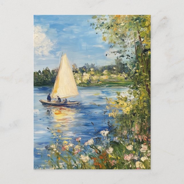 Carte postale Vintage Claude Monet (Devant)