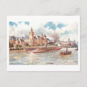 Carte Postale Vintage Coblence, Allemagne