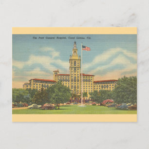 Carte postale vintage Coral Gables Florida