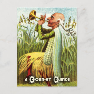 Carte postale vintage : Corn