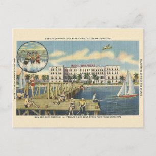 Carte postale vintage Corpus Christi Beach