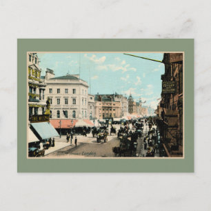Carte Postale Vintage couleur des années 1890 Oxford street Lond