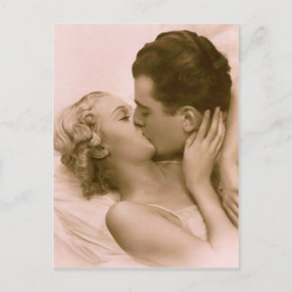 Carte Postale Vintage couple French Postcard