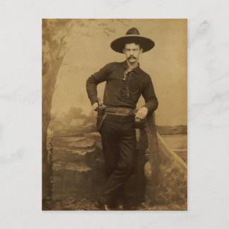 Carte Postale Vintage Cowboy