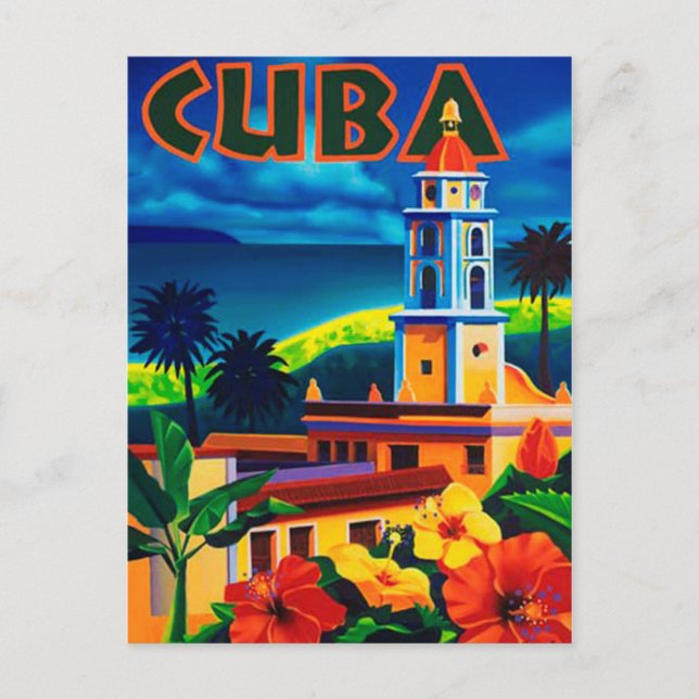 Carte Postale Vintage Cuba (Devant)