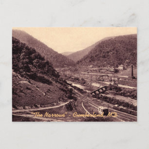 Carte postale Vintage Cumberland étroite