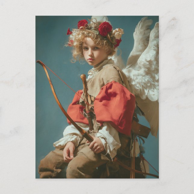 Carte Postale Vintage Cupid Angel  (Devant)