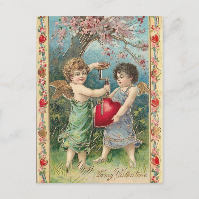 Carte Postale Vintage cupids (Devant)