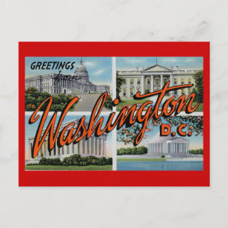 Carte Postale Vintage D.C.