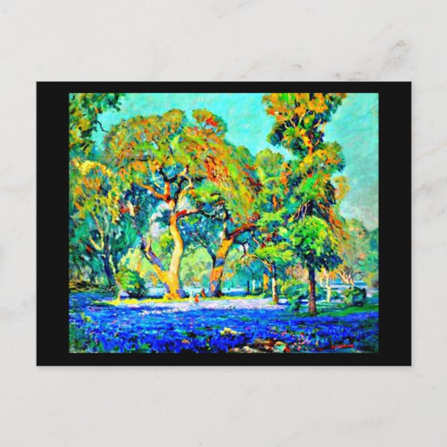Carte Postale Vintage Dallas Artwork-Frank Reaugh  (Devant)