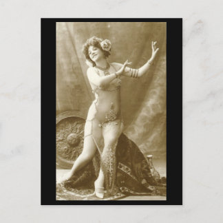 Carte Postale Vintage Dancing fille photo