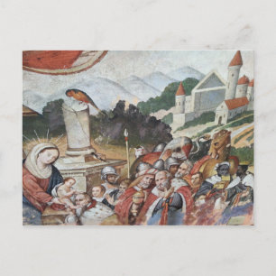 Carte postale vintage d'art religieux