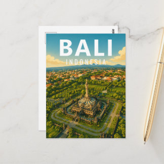 Carte postale vintage de Bali - Monument Bajra San