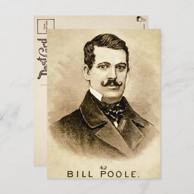 Carte postale vintage de Bill le Boucher (Devant / Derrière)