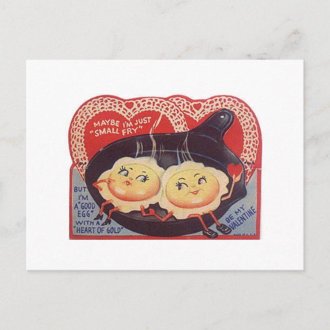 carte postale vintage de carte de Saint-Valentin (Devant)