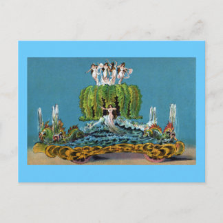 Carte Postale Vintage de flottaison de la Parade de la Mist