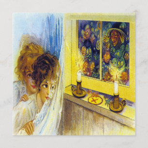 Carte postale vintage de Halloween