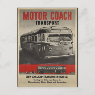 Carte postale Vintage de la Nouvelle-Angleterre