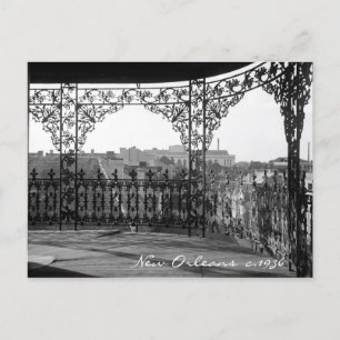 Carte postale Vintage de la Nouvelle-Orléans