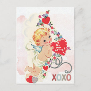 Carte postale vintage de la Saint-Valentin