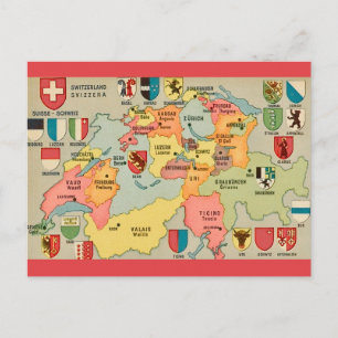 Carte postale vintage de la Suisse