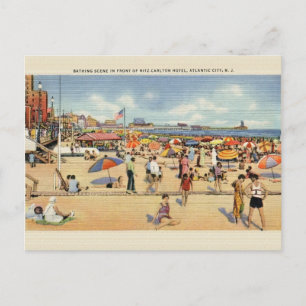 Carte postale vintage de l'hôtel Ritz Carlton à At