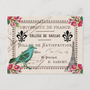 Carte postale Vintage de l'Université de France