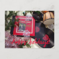 Carte postale Vintage de musique Mario Lanza