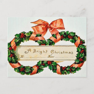 Carte postale Vintage de Noël