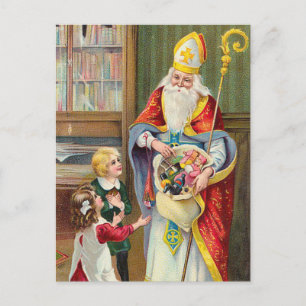 Carte postale vintage de Noël