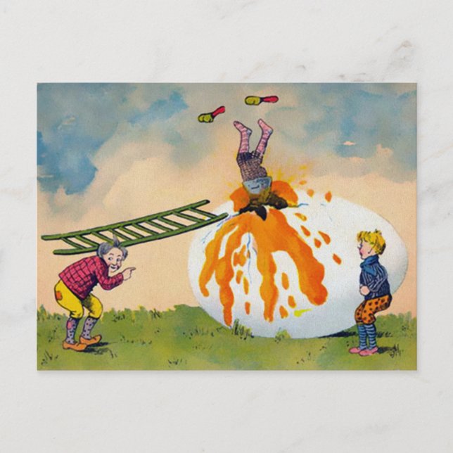 Carte postale vintage de Pâques (Devant)