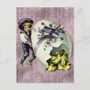 Carte postale vintage de Pâques