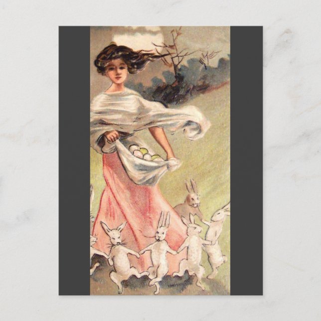 Carte postale vintage de Pâques (Devant)