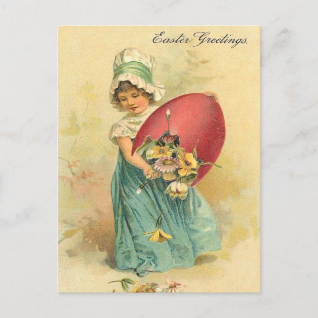Carte postale vintage de Pâques (Devant)