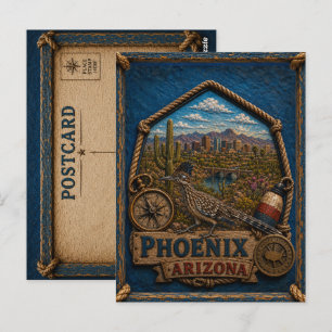 Carte postale vintage de Phoenix Arizona