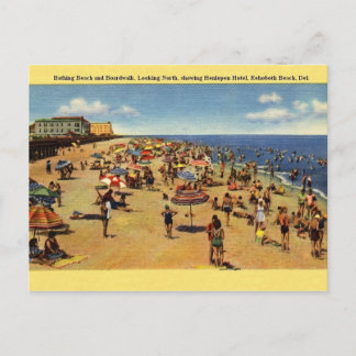 Carte postale vintage de Rehoboth Beach Delaware