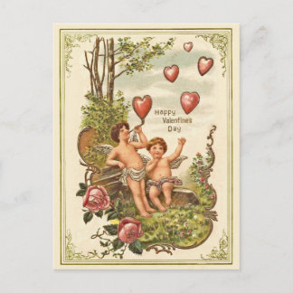 Carte postale vintage de Saint-Valentin