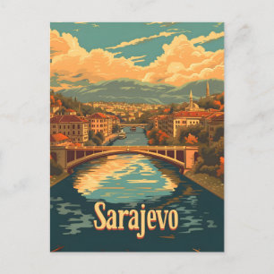 Carte Postale Vintage de Sarajevo
