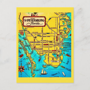 Carte postale vintage de St. Petersburg