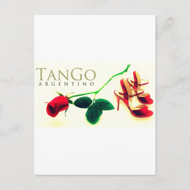 Carte Postale Vintage de tango (Devant)
