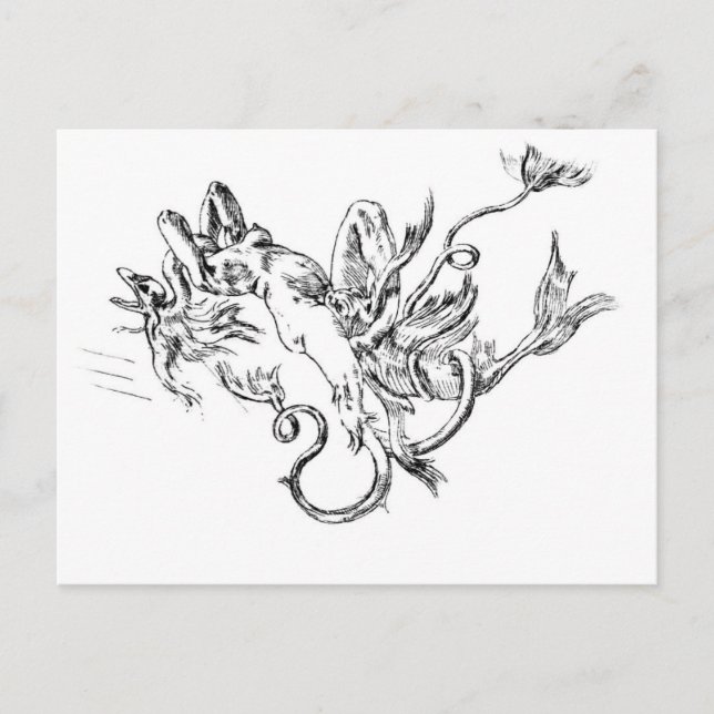 Carte postale vintage de transformation (Devant)