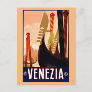 Carte postale vintage de Venezia