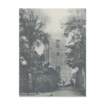 Carte postale vintage d'église de Colne de comtes