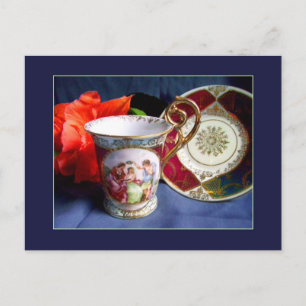 Carte Postale Vintage Demitasse