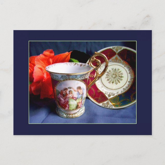 Carte Postale Vintage Demitasse (Devant)