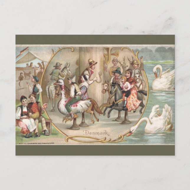 Carte Postale Vintage Denmark (Devant)