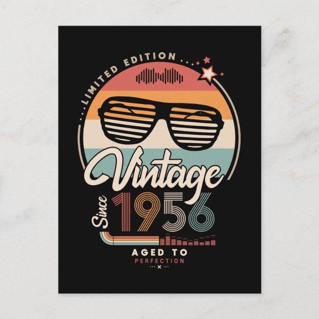 Carte Postale Vintage depuis 1956 (Devant)