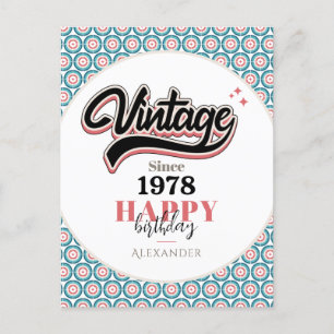 Carte Postale Vintage depuis - 1978