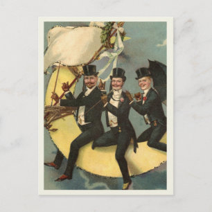 Carte postale vintage d'Halloween