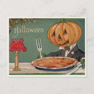 Carte postale vintage d'Halloween